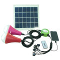 Venda por atacado solar levou lanterna kit solar, pequenas luzes solares, campismo luz, solar sistema solar em casa